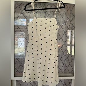 Black polka dot sundress